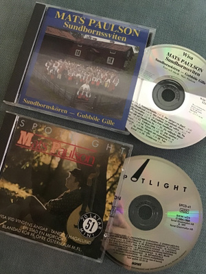 Mats Paulson 2 kpl CD spotlight + sundbornssviten