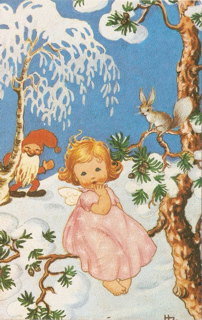 H. Törnudd : Pikkuenkeli, orava ja tonttu. Kulk.1973