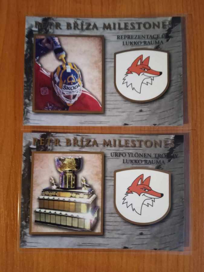 Petr Briza 2 kpl Lukko tshekkikortteja