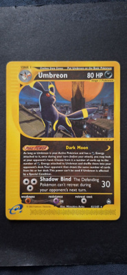 Umbreon 41/147 Aquapolis regular non-holo