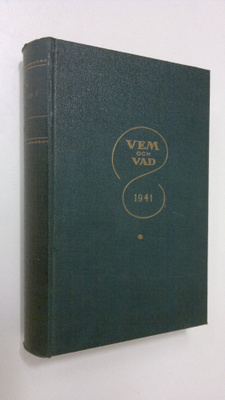 Vem och vad 1941 : biografisk handbok