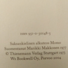 Michael Ende: Momo - pikkukuva 2