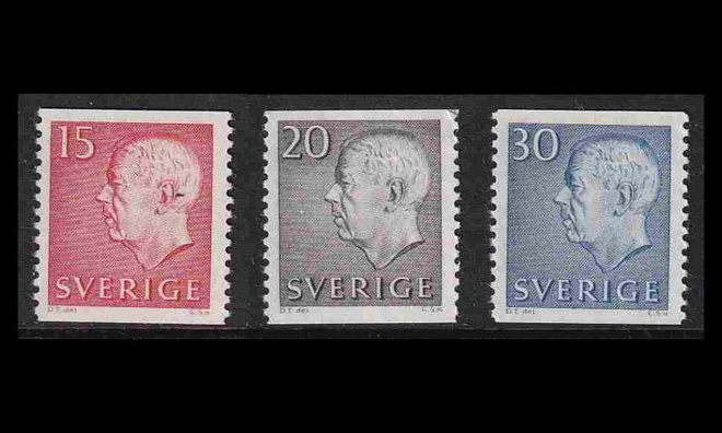 Ruotsi 468-70 ** Gustaf VI (1961)