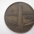 XII OLYMPIA 1940 Helsinki mitali - pikkukuva 1
