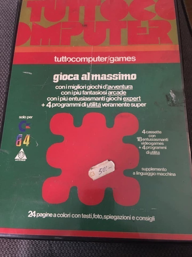 Commodore 64: 4 kasettia, 18 peliä, 4 hyötyohjelmaa