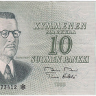 10 Markkaa 1963 Litt.A A-sarjaa tähdellä, kl.5 - pikkukuva 1