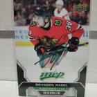 2020-21 Upper Deck MVP Green Script #223 Brandon Hagel RC - pikkukuva 1