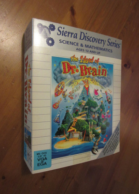 SIERRA: Island of Dr Brain (Discovery Series) PC 5.25"+bonus