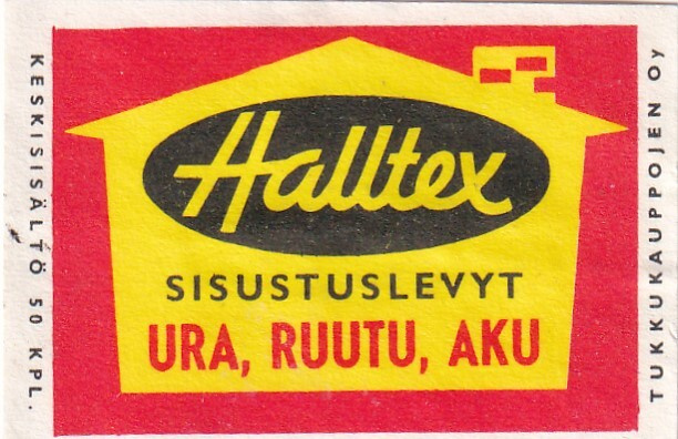 Halltex. sisustuslevyt Ura, Ruutu, Aku,  s83
