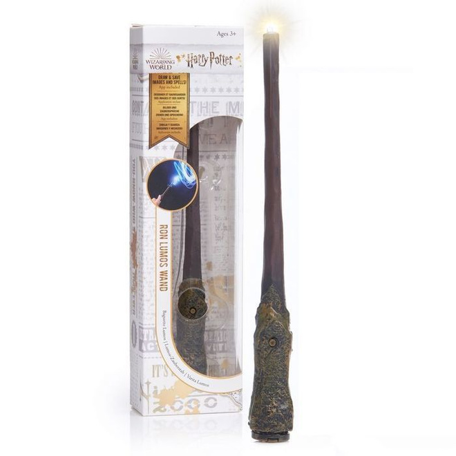 HARRY POTTER RON WEASLEY LUMOS WAND	(8 193)	taikasauva valol
