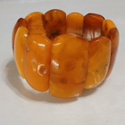ANTIQUE Vintage Genuine BALTIC AMBER Egg Yolk - pikkukuva 2