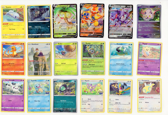 Pokemon - Keräilykortit 63 kpl Basic paketti 1