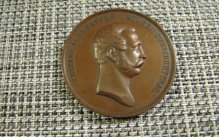 Aleksanteri II Valtiopäivillä 1863-1864 mitali /Lea Ahlborn