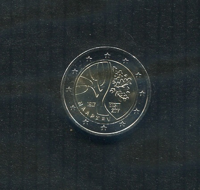 Viro Eesti 2 Euro 2017 UNC Itsenäisyyys