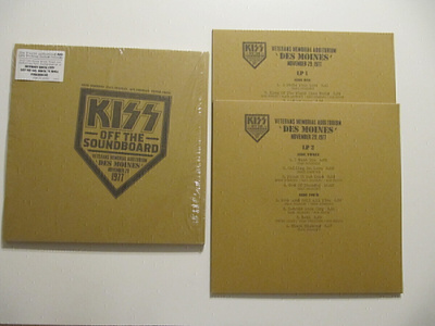 Kiss Off The Soundboard: Live in Des Moines 2 * LP
