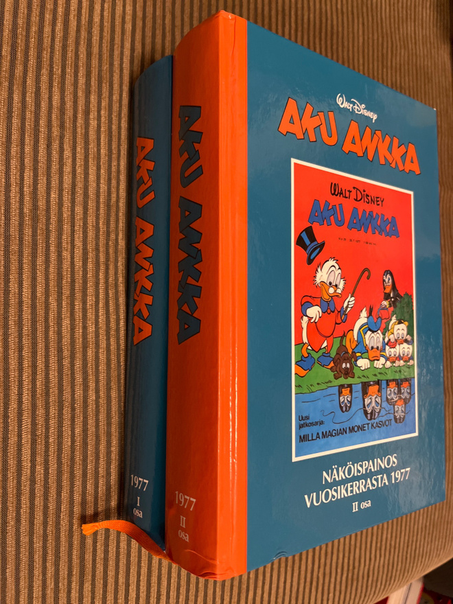 Aku Ankan näköispainos vuosikerta 1977
