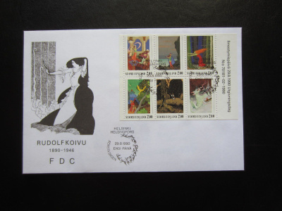 FDC 1990 V14 Rudolf Koivu 1890 - 1946
