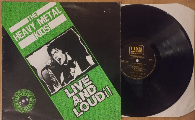 HEAVY METAL KIDS: Live And Loud  LP