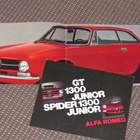1971 Alfa Romeo GT 1300 Junior / Spider esite - KUIN UUSI - pikkukuva 1
