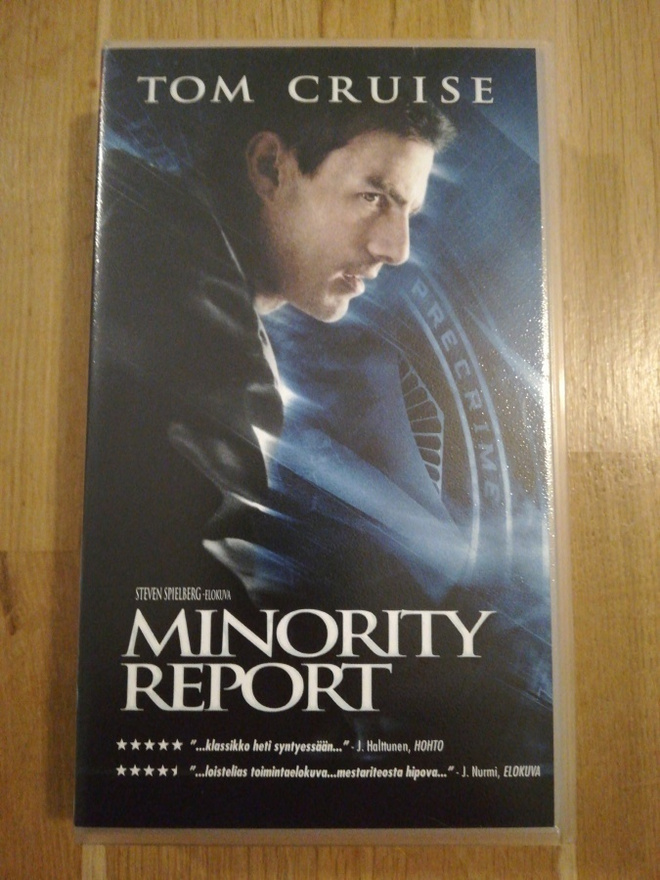 MINORITY REPORT VHS