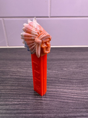 Vintage c1970 Indian Chief Native American PEZ Dispenser