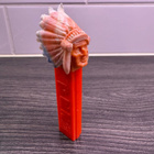 Vintage c1970 Indian Chief Native American PEZ Dispenser - pikkukuva 1