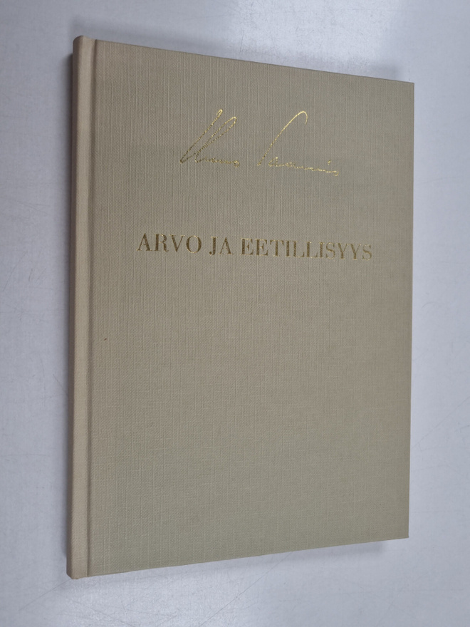 Uuno Saarnio : Arvo ja eetillisyys