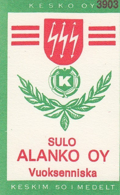 Vuoksenniska, Sulo Alanko Oy, Kesko 3903, b281