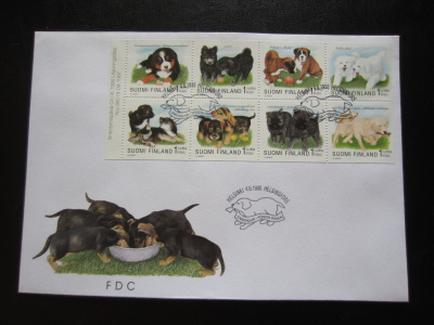 FDC 1998 V41 Koiranpentuja