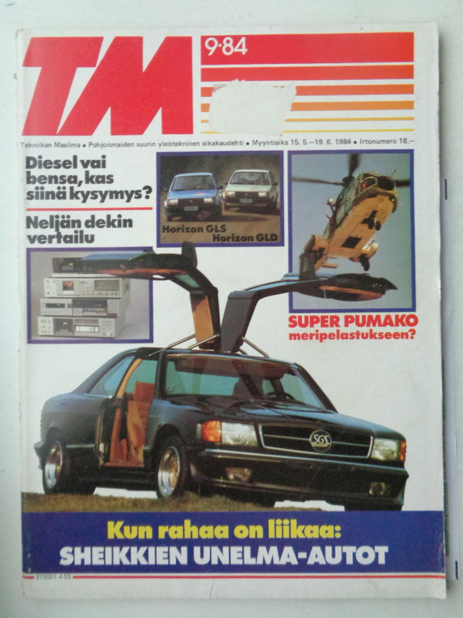 Tekniikan Maailma Nro 9/1984 (28.8)