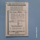 Lääkäriluettelo v-1939 Läkarekatalogen, ruotsinkiel - pikkukuva 1
