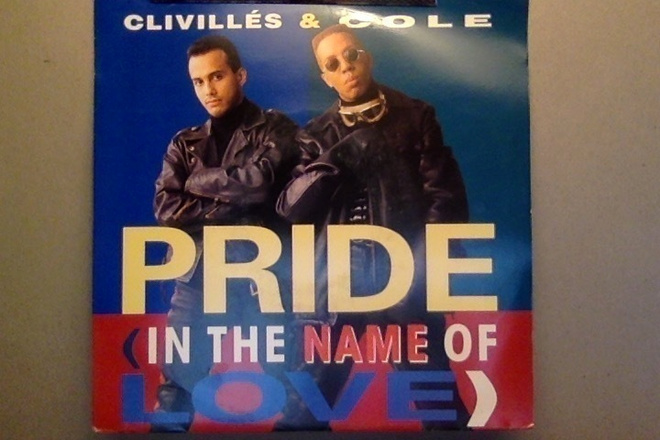 CLIVILLÉS & COLE   ::   PRIDE   ::   VINYYLI   7"    U2-1991