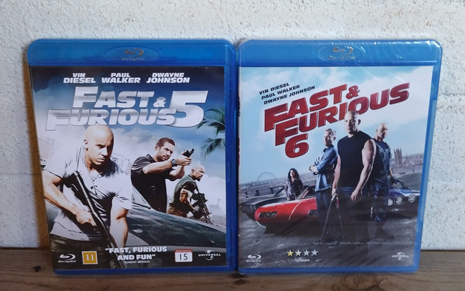 FAST & FURIOUS 5 & 6  (BD)