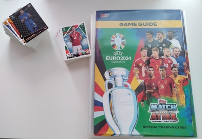 2024 Euro Topps jalkapallokortteja alk. 0,25e/kpl