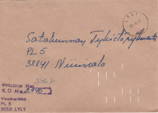 Sotilaspostia, VIESTIVARIKKO, Lyly