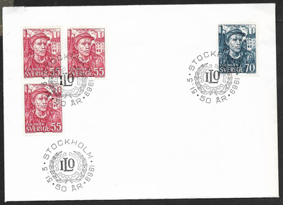Ruotsi - ILO FDC 1969 (Fac. 651-652)