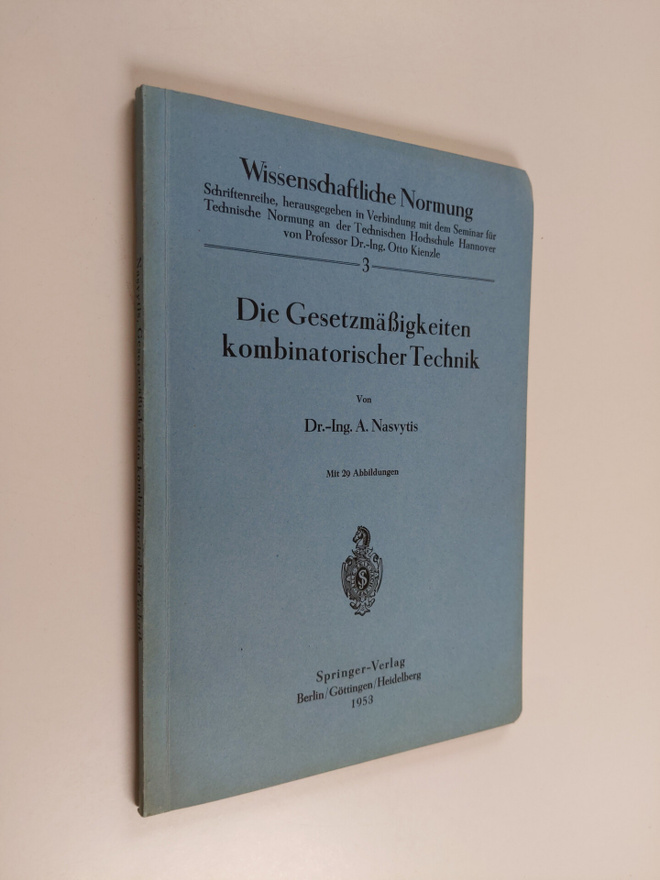 A. Nasvytis : Die Gesetzmässigkeiten kombinatorischer Tec...