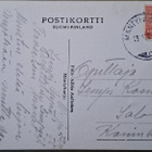 Mäntyharju 1955 leimattu kortti. - pikkukuva 2
