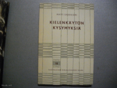 Matti Sadeniemi: Kielenkäytön kysymyksiä (18.3)