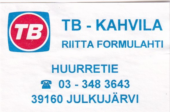 Julkujärvi, Riitta Formulahti . TEBOIL   6/14