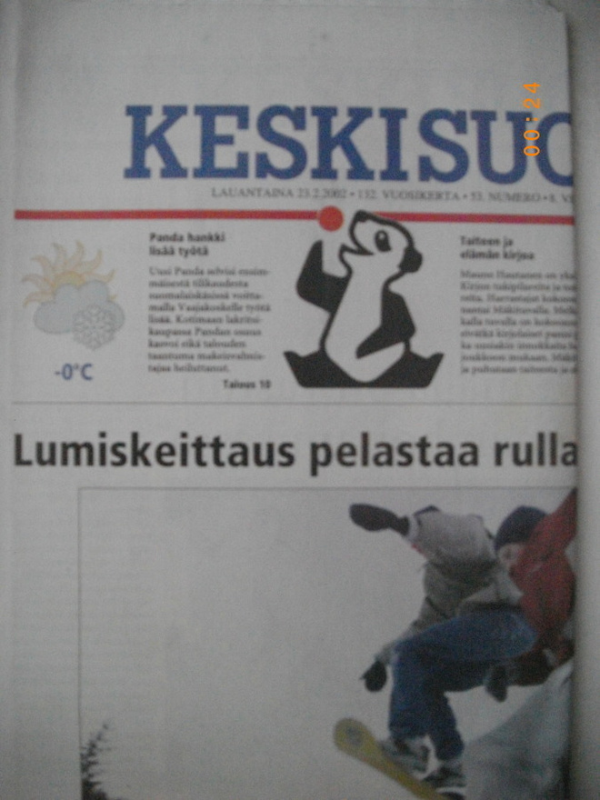 Keskisuomalainen 23.2.2002 (27.5)
