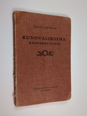 Onni Savola : Runovalikoima kansakouluille