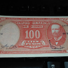 Chile 100 Pesos 1960-61 P127 UNC - pikkukuva 1