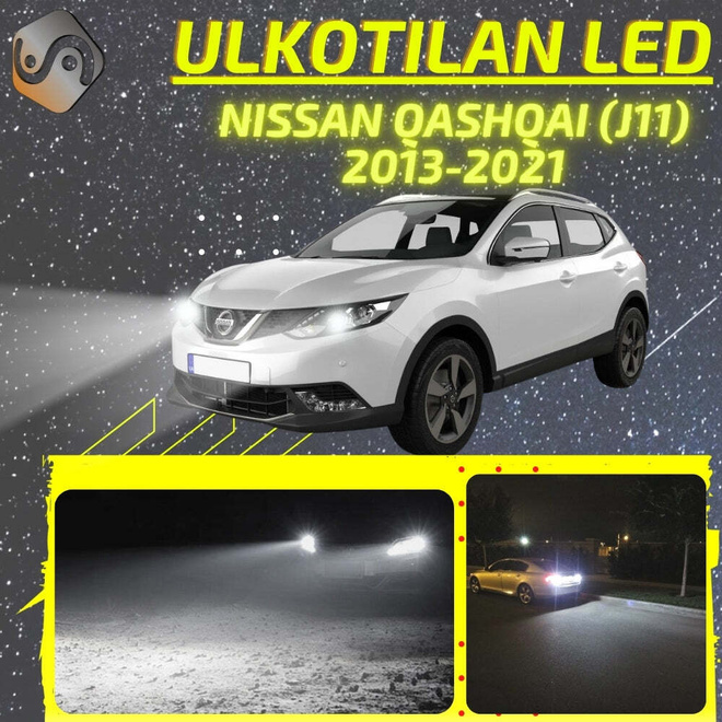 QASHQAI (J11) 2013-2021 Ulkoiset LED -valot