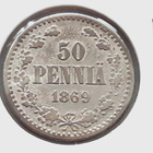 50 penniä 1869. - pikkukuva 1