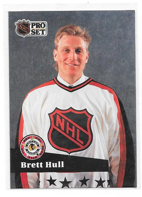 1991-92 ProSet French #290 Brett Hull St Louis Blues