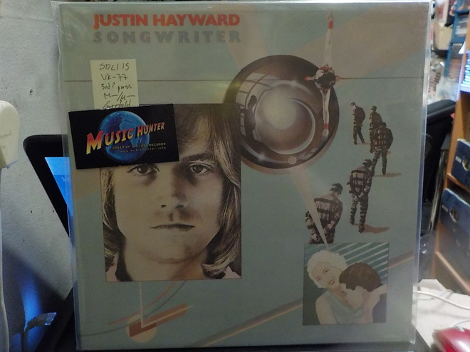 JUSTIN HAYWARD - SONGWRITER 3RD PRESS UK -77 M-/M- LP