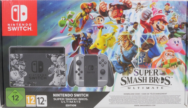 Nintendo Switch Console (Smash Bros. Ultimate Ed
