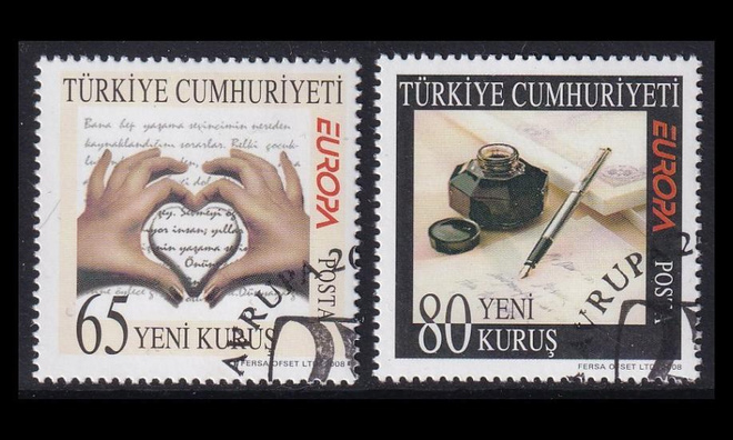 Turkki 3663-4 o Europa kirje (2008)