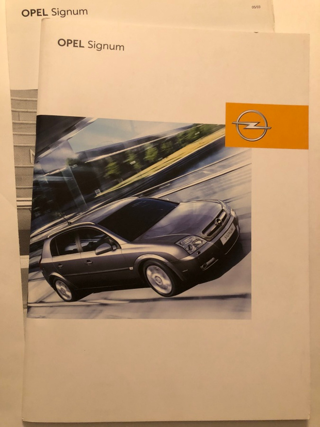 Myyntiesite - Opel Signum - 5/2003